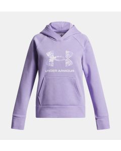 Youth Girl's Under Armour Rival Fleece Big Logo Hoodie